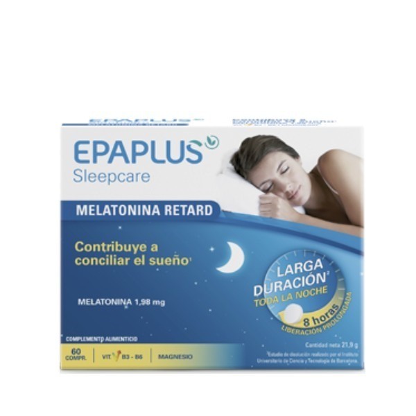 Epaplus Sleepcare Melatonina Retard 60 Comps