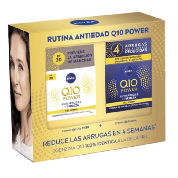 Nivea Q10 Power pack crema Antiarrugas Día 50ml + crema Antiarrugas Noche 50ml